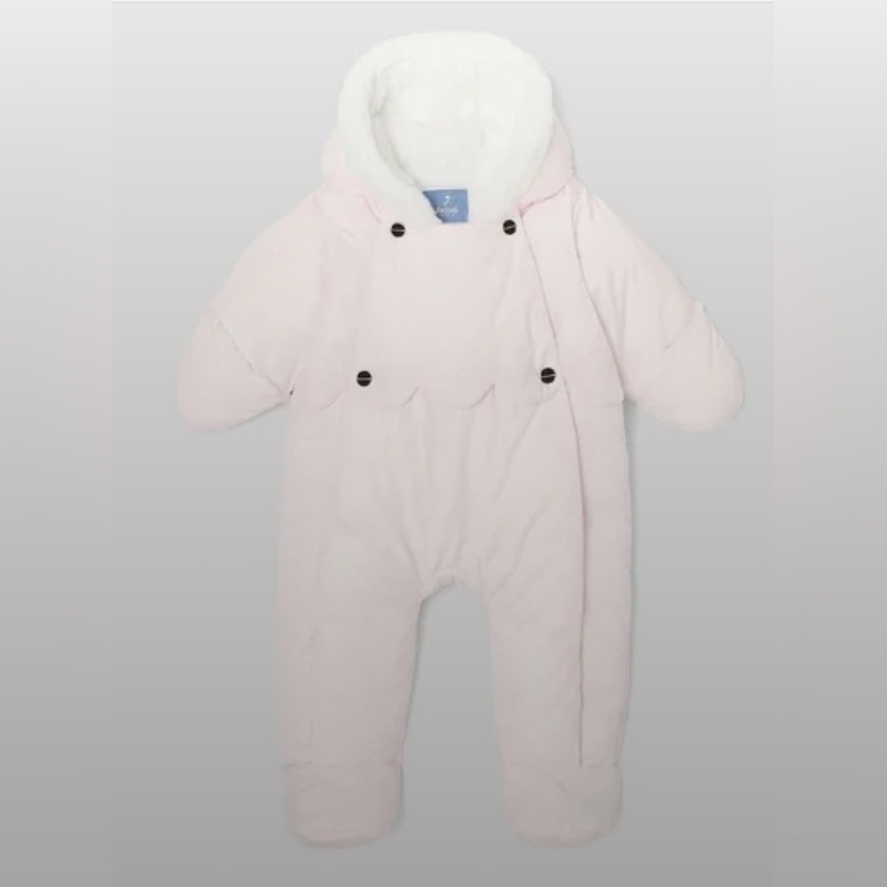 Jacadi Pink Hooded Toddler/Baby Snowsuit
